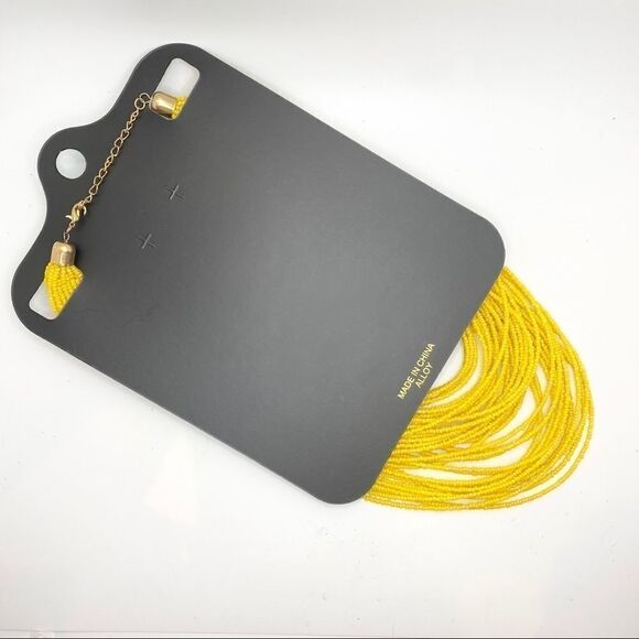 Eye Candy Los Angeles Beaded Multilayered Necklace - Picture 4 of 4